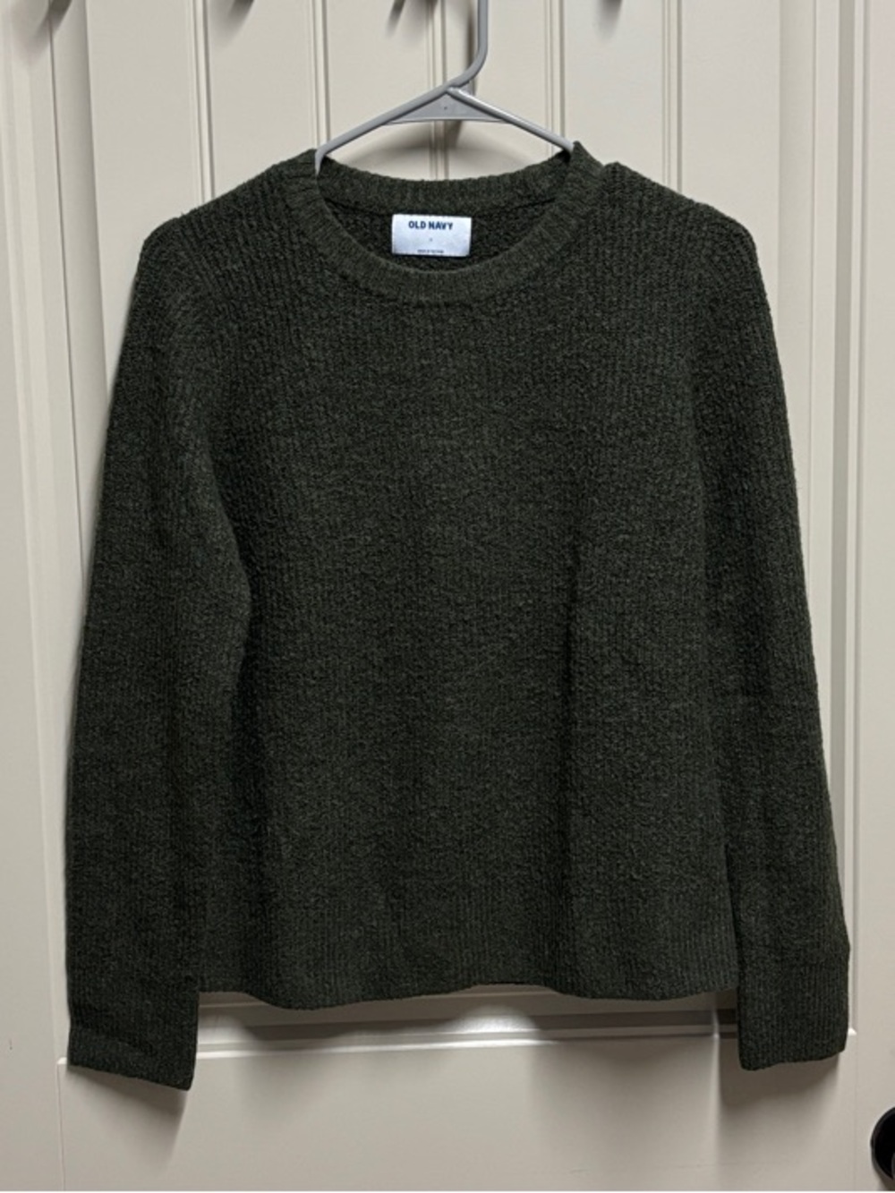 Old Navy Olive Green Cozy Knit Sweater - Women's Crewneck